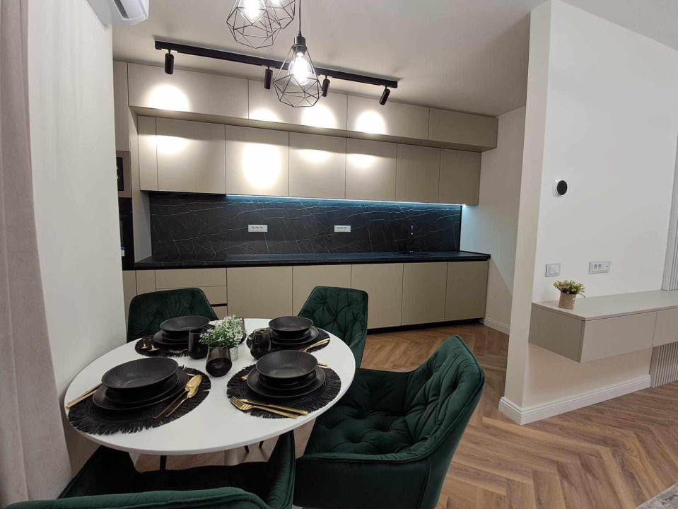 apartament cu 2 camere,terasa  si parcare subterana