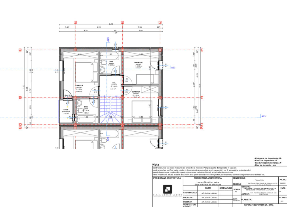 Duplex Panoramic, 120 mp, 160 teren, terasa circulabila, zona Teilor