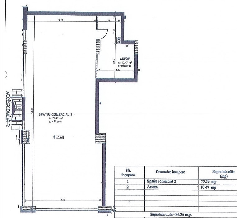 Spatiu Comercial 86mp in zona Sopor, Gheorgheni