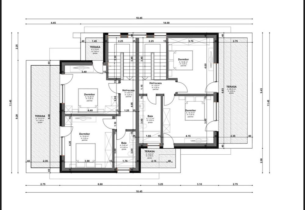 Apartament 4 camere duplex cu 2 apartamente, suprafata de 115mp, Andrei Muresan