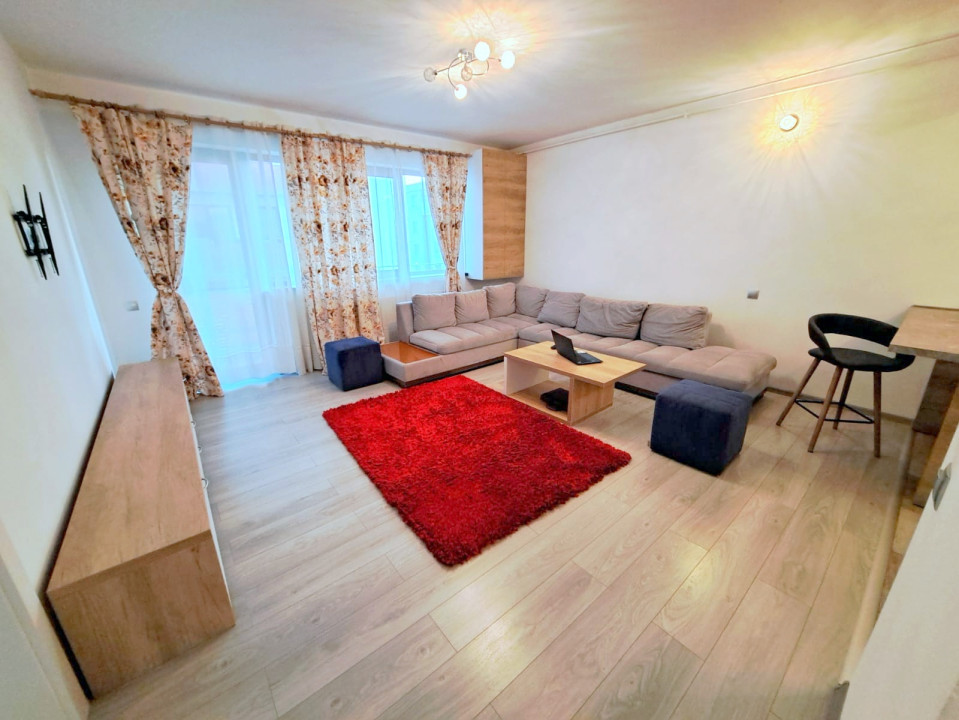 Apartament cu 2 camere, 51,4 mp, parcare, balcon, zona Sub Cetate