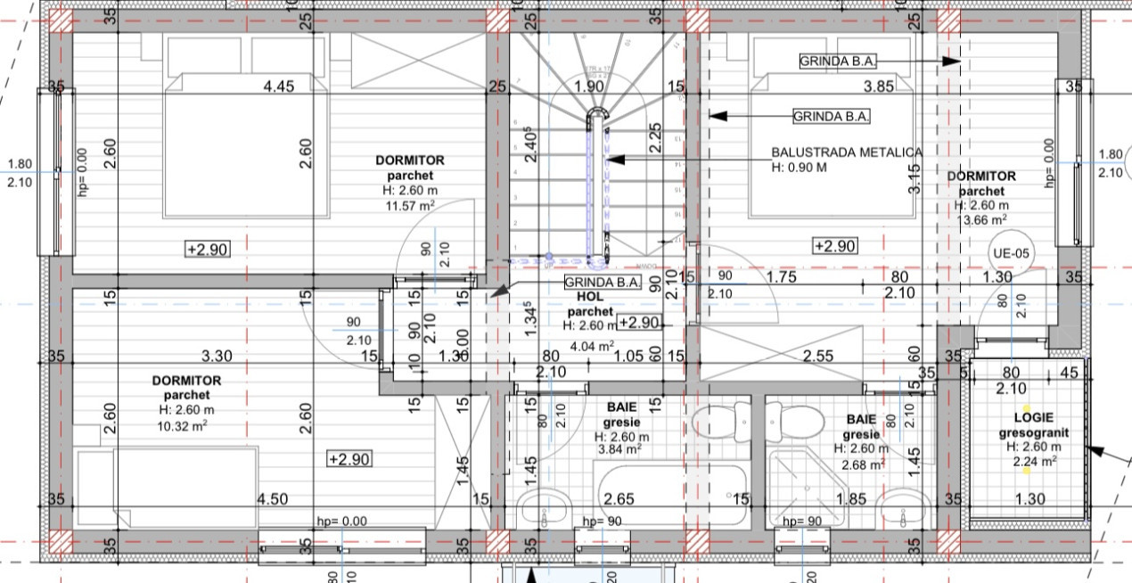 Casa tip duplex, 5 camere, 120 mp, garaj, teren liber 200 mp, Fagului