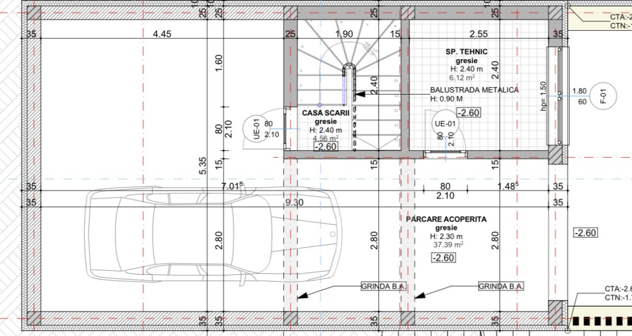 Casa tip duplex, 5 camere, 120 mp, garaj, teren liber 200 mp, Fagului