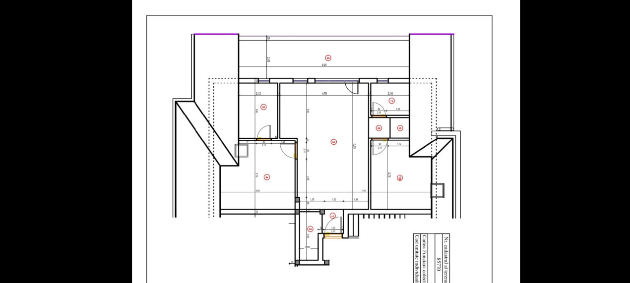 Apartament unic de vanzare, 3 camere, terasa acoperita, Zona Cetatii