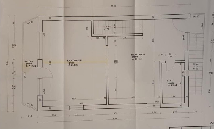 Spațiu comercial la casă cu terasă, alimentație publică, 140 mp, cartier Mărăști