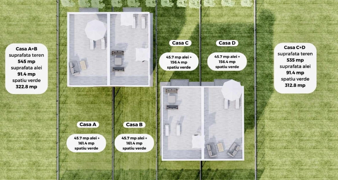 Duplex semifinisat, 119 mp utili, Zona Terra